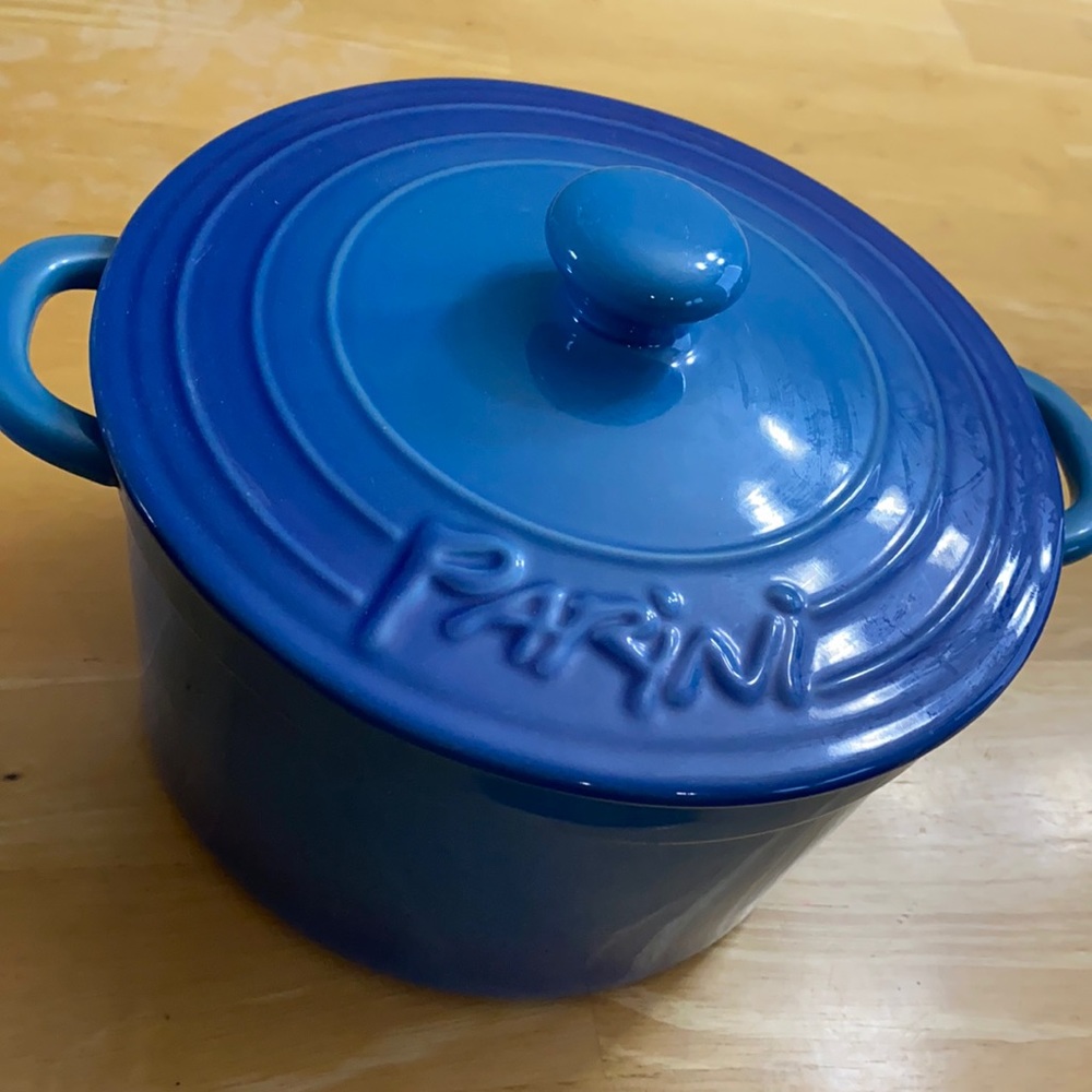 Parini Casserole Dish, Blue, Red, Yellow